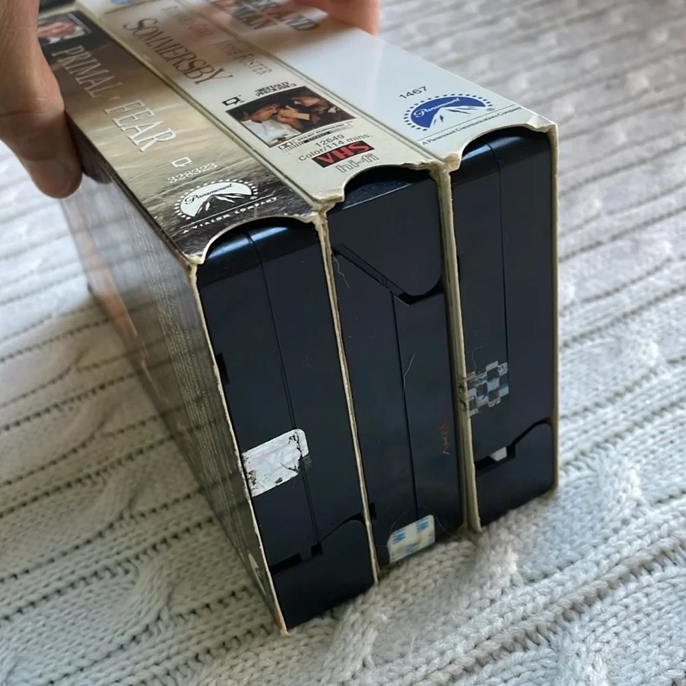 VHS lot of Richard Gere movies. Somersby Primal Fear An Officer and a Gentleman